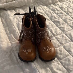 Kids Brown Cowboy Boots